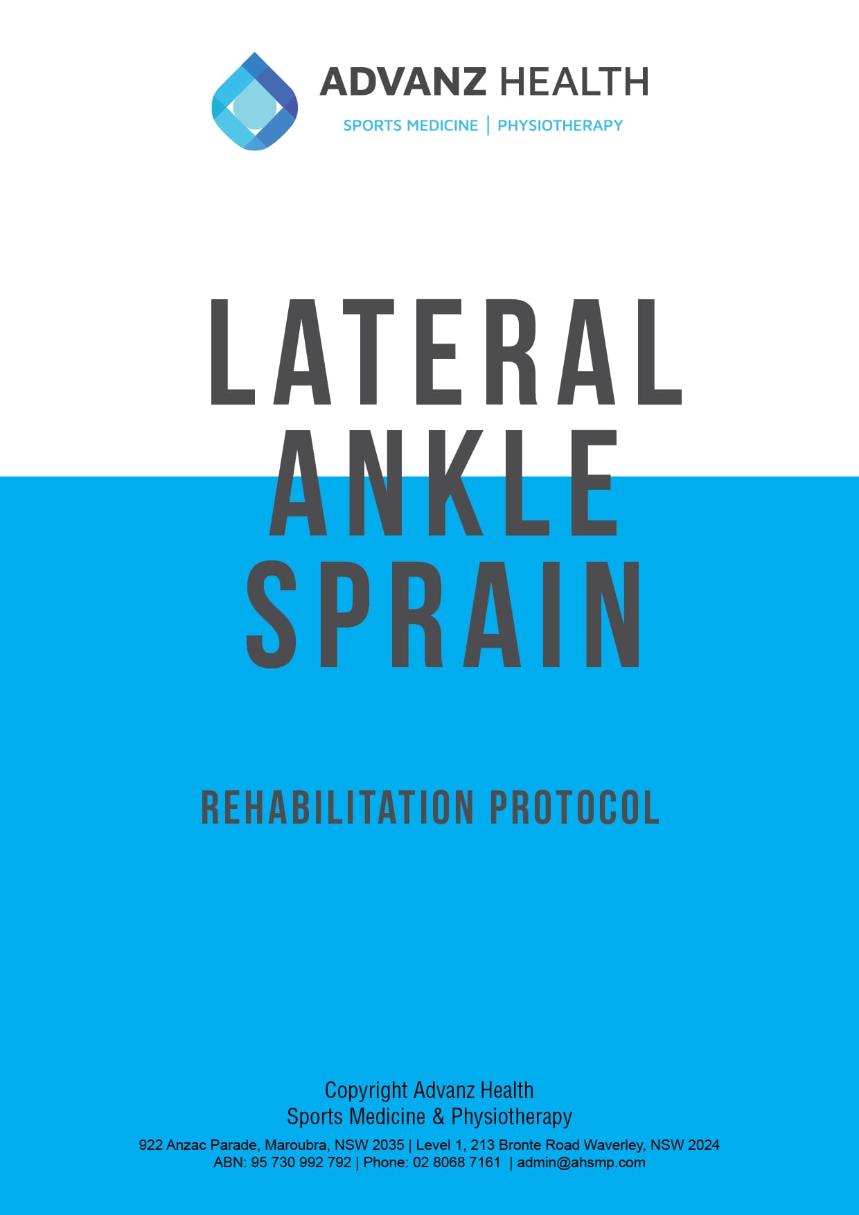 Ankle Sprain Physio Eastern Suburbs - Maroubra and Waverley